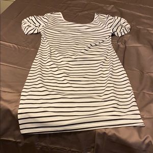 Black stripped dress